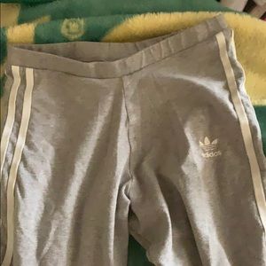 Grey adidas leggings size XS